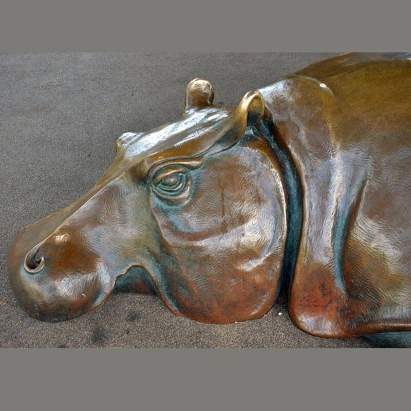 Hippopotamus Garden Ornament head