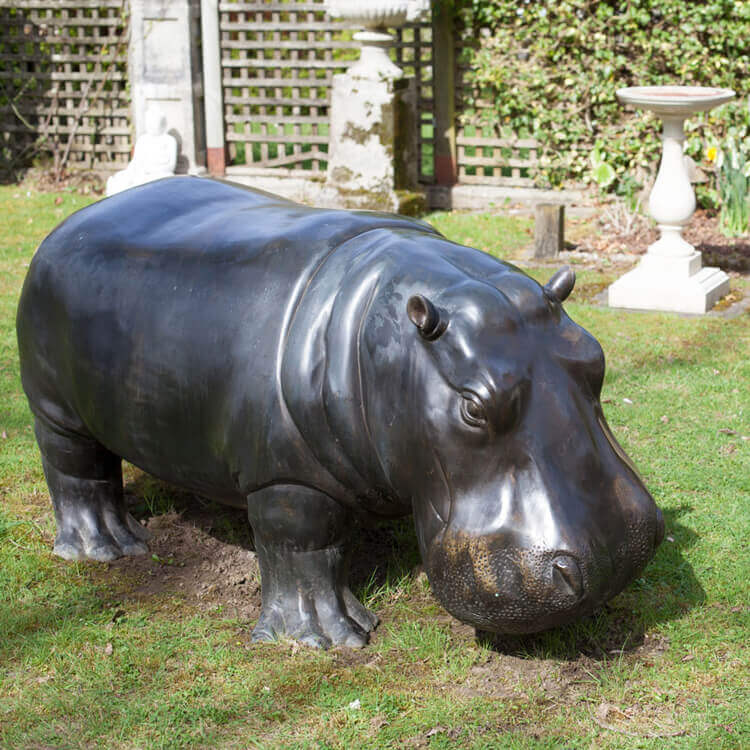 Hippo Outdoor Statue