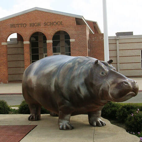 Hippo Garden Ornament