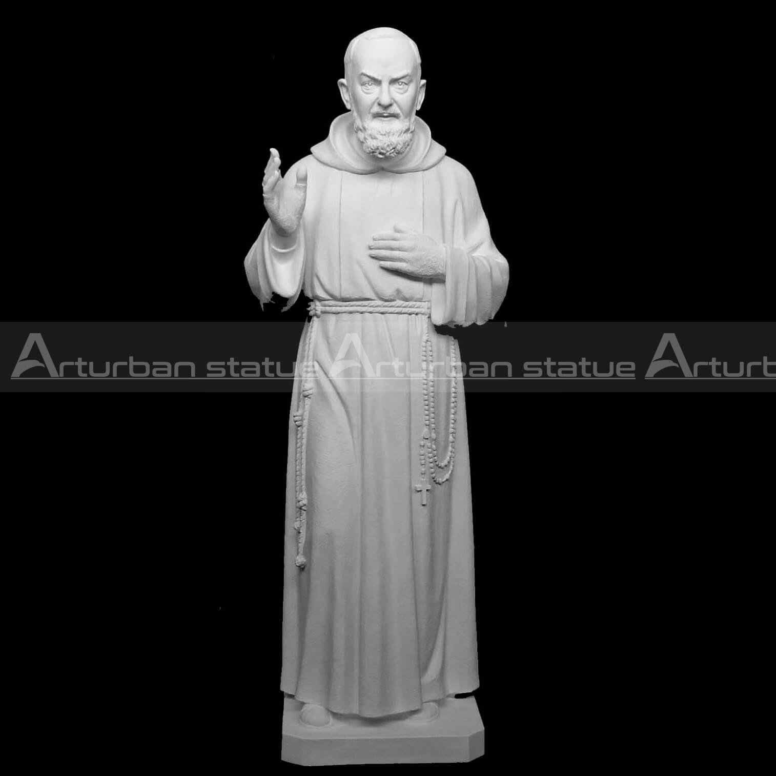 Padre Pio Outdoor Statue