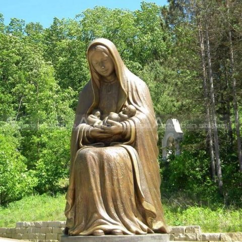 mary joseph and baby jesus statue