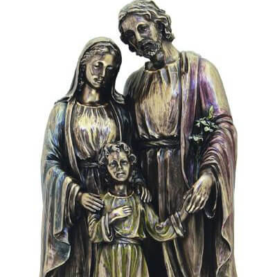 joseph mary and baby jesus statue