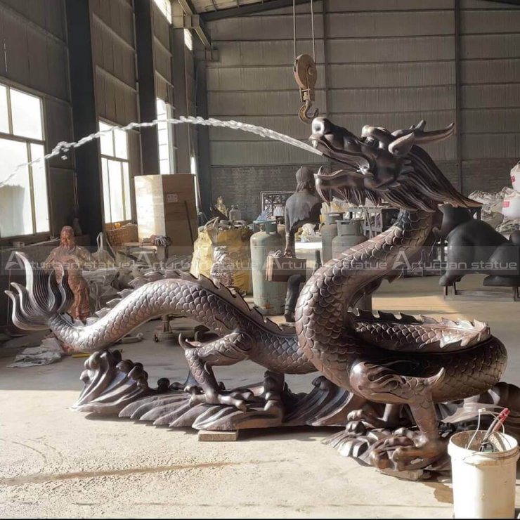 Dragon Fountain Statue