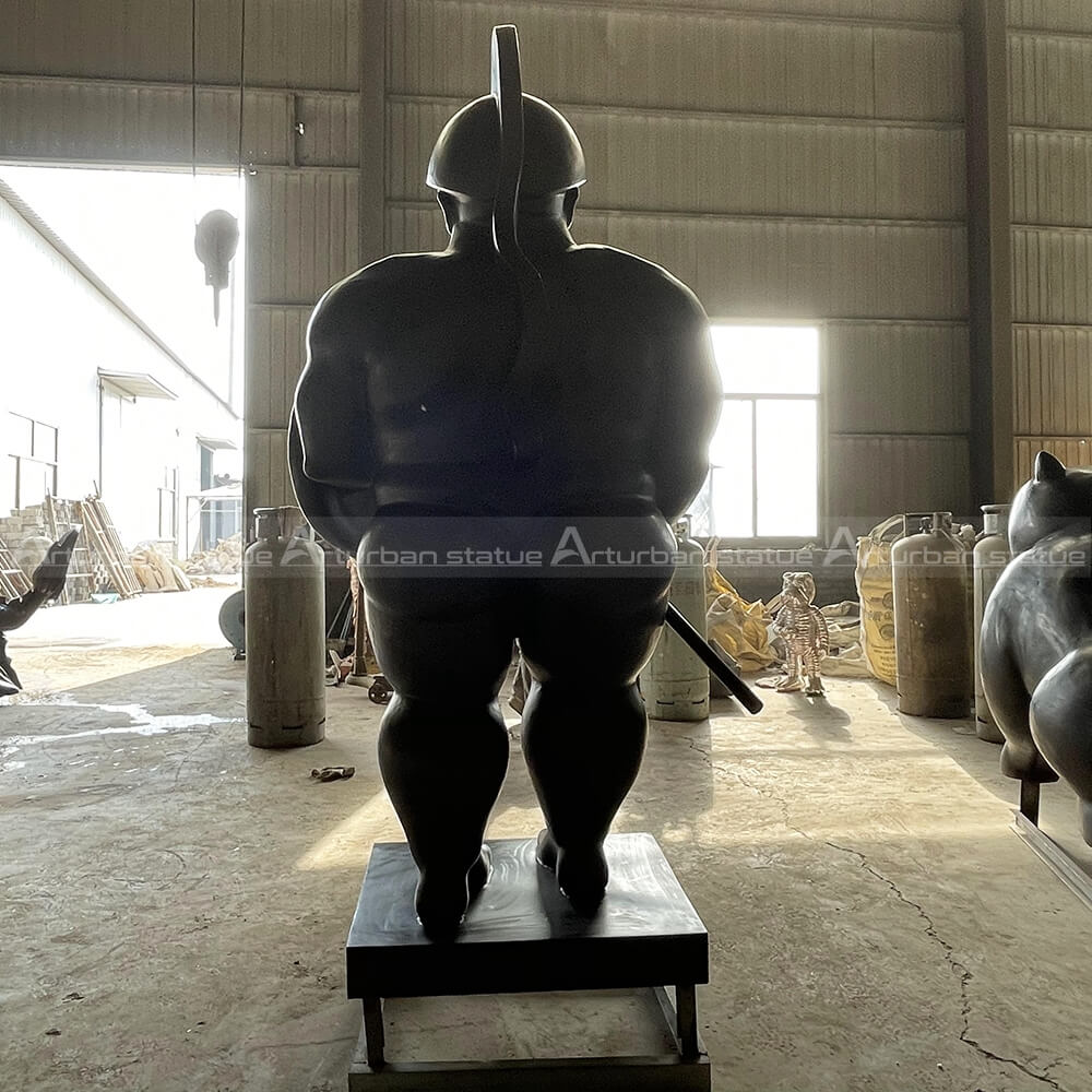 fat man statue