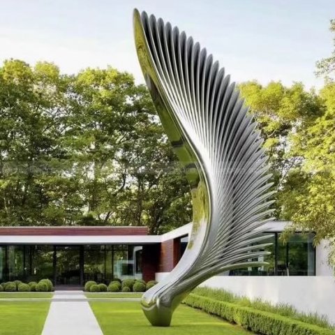 abstract phoenix sculpture