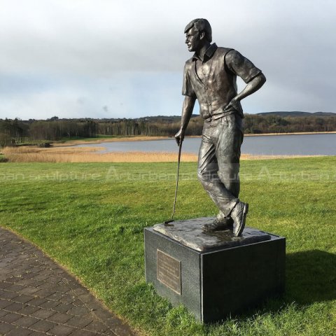 golf garden statues