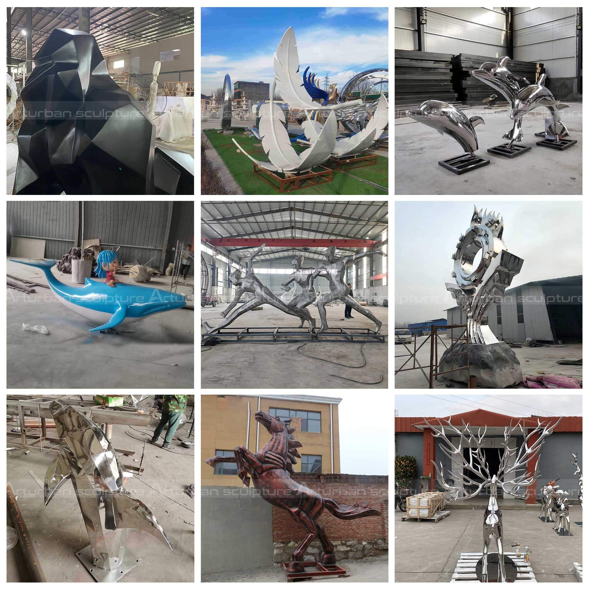 stainless steel sculpture