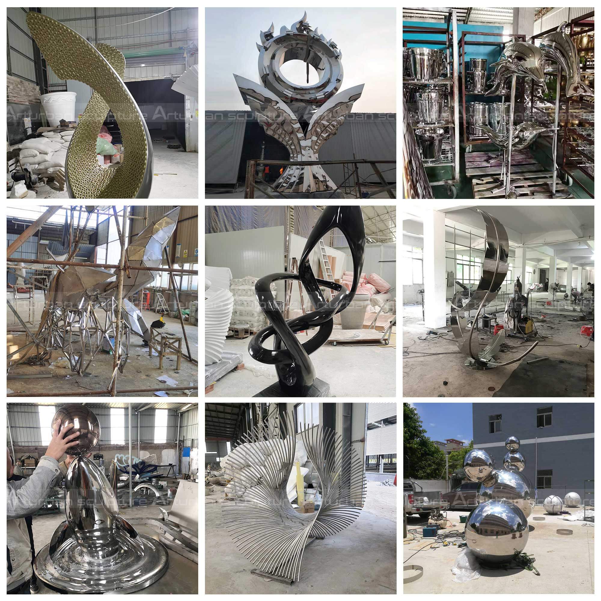 stainless steel sculpture