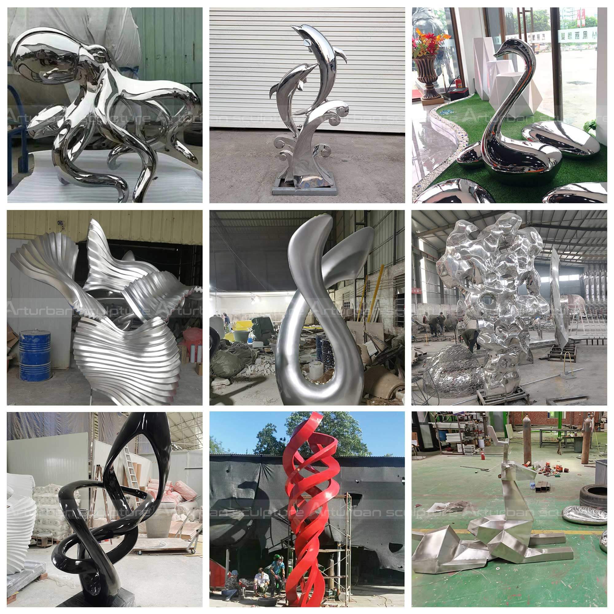 stainless steel sculpture