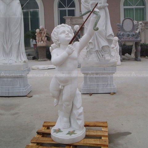 outdoor cherub statues