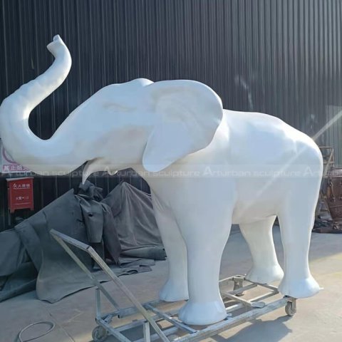 fiberglass elephant statue