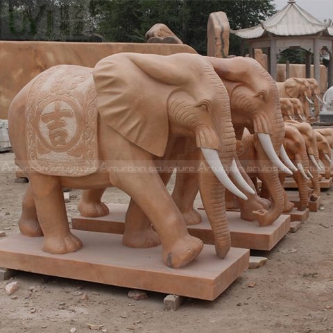 marble elephant statue