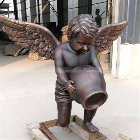 cherub outdoor fountain