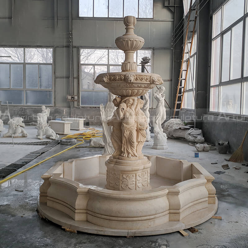 roman garden fountain