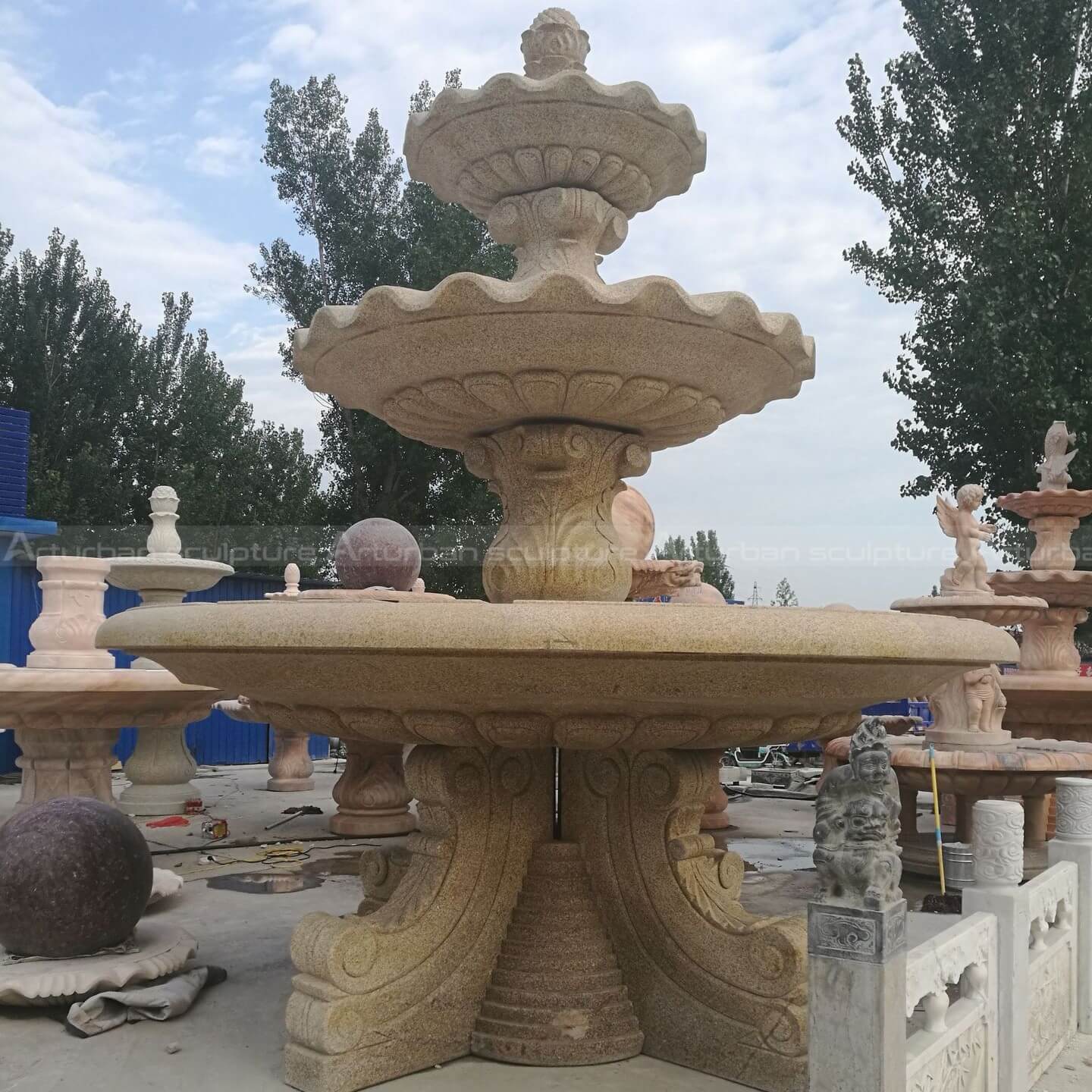 granite fountain