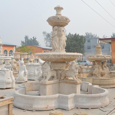 roman garden fountain