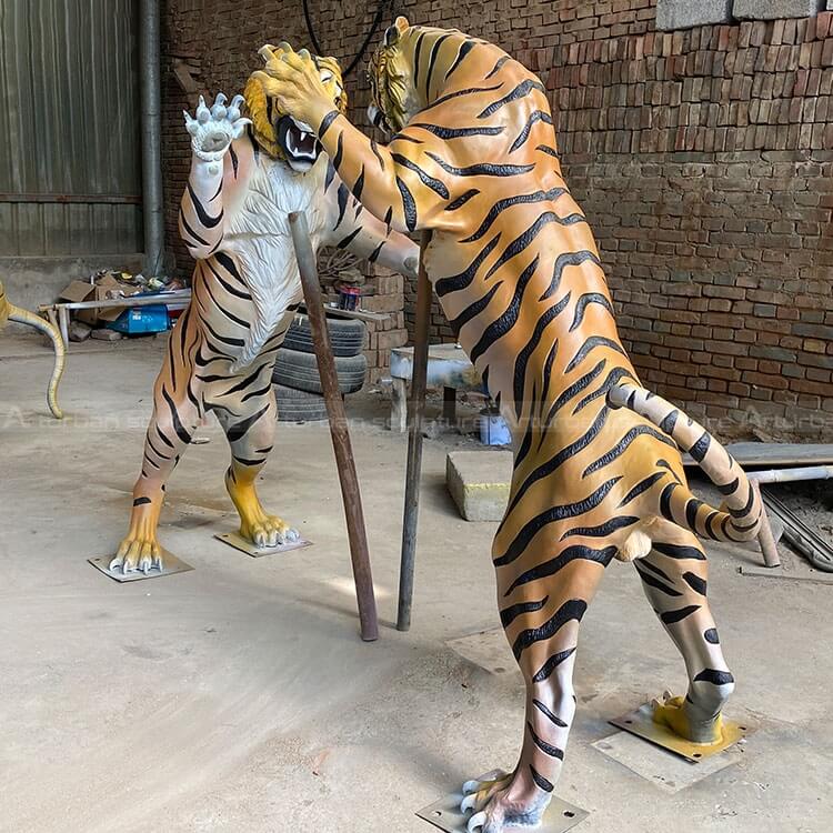 outdoor tiger statue