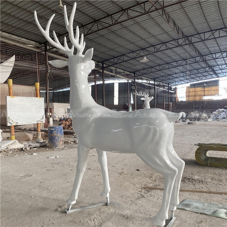 white deer oranment