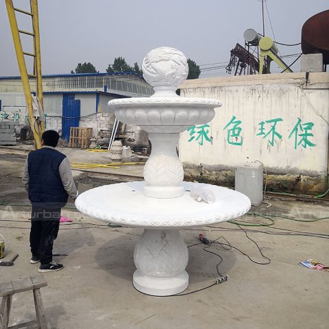 marble water garden fountain