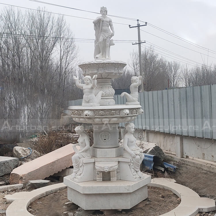 greek Poseidon fountains