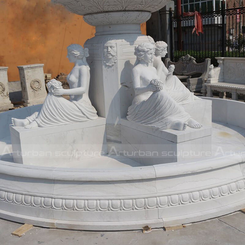 marble pool fountain