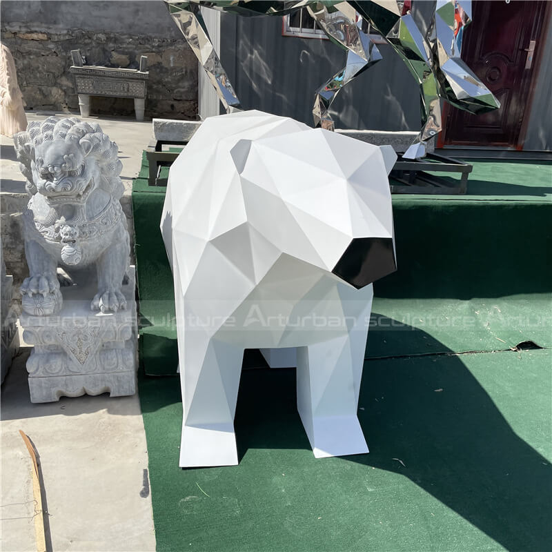 white bear statue