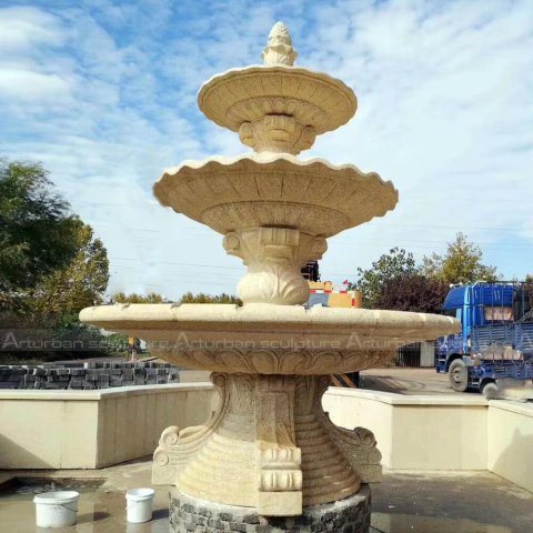 large marble fountains