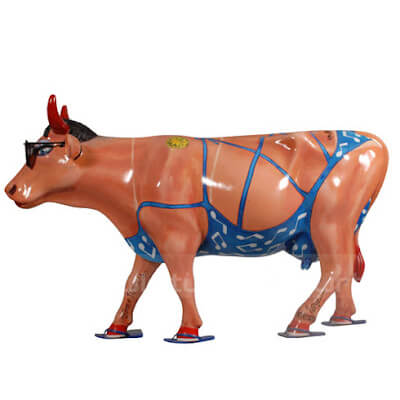 fiberglass bull statue