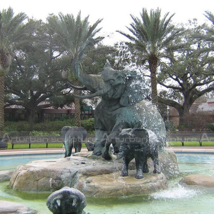 large elephant fountain