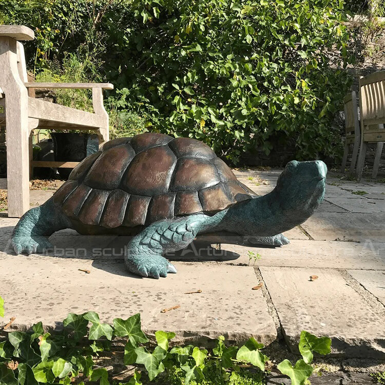 large garden turtle