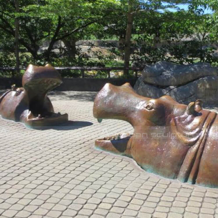 hippo statue for garden