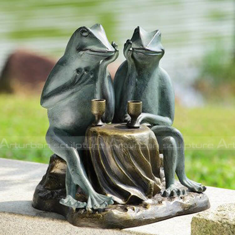  frog garden statue