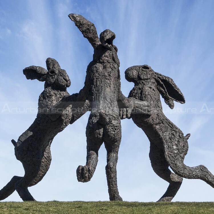 large hare garden sculpture