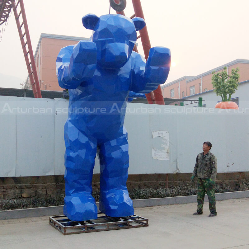 fiberglass bear statue