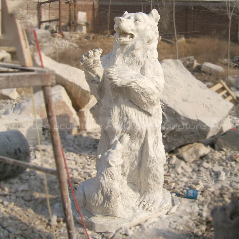 marble bear oranments