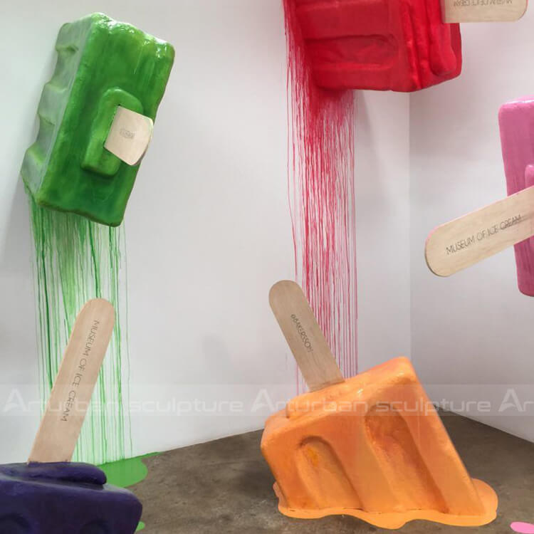 popsicle sculpture