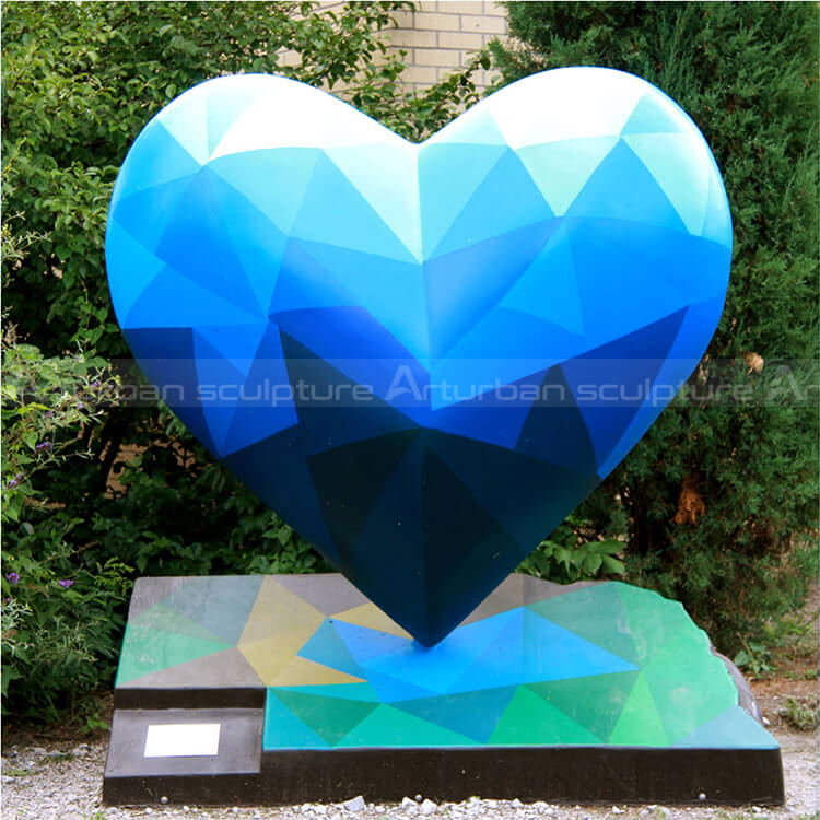 heart shaped statue