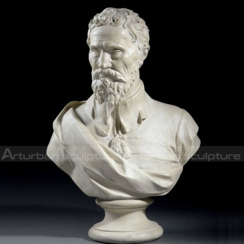 busts of historical figures