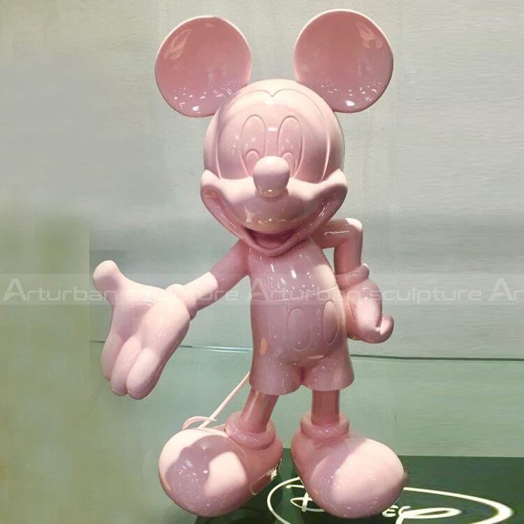 mickey mouse welcome statue