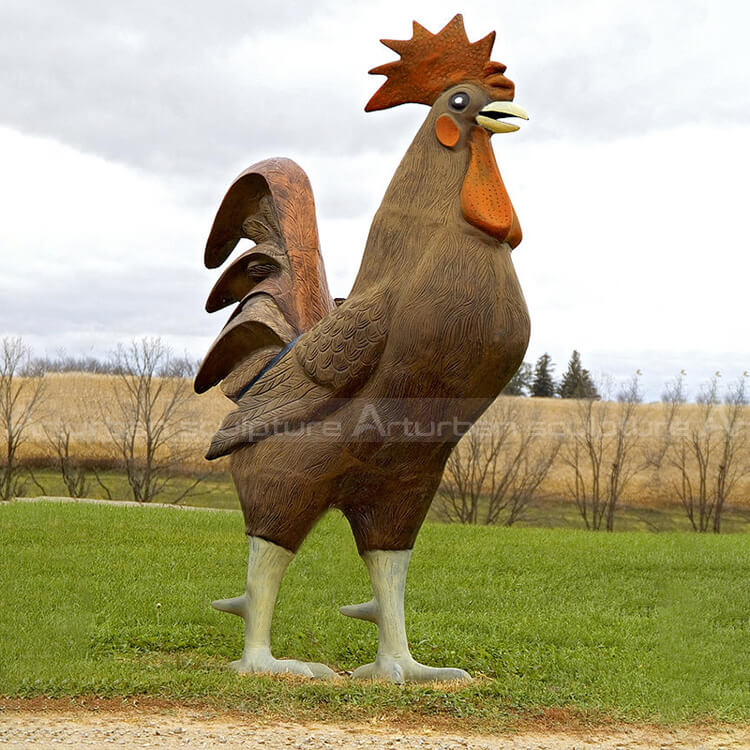 rooster lawn ornament