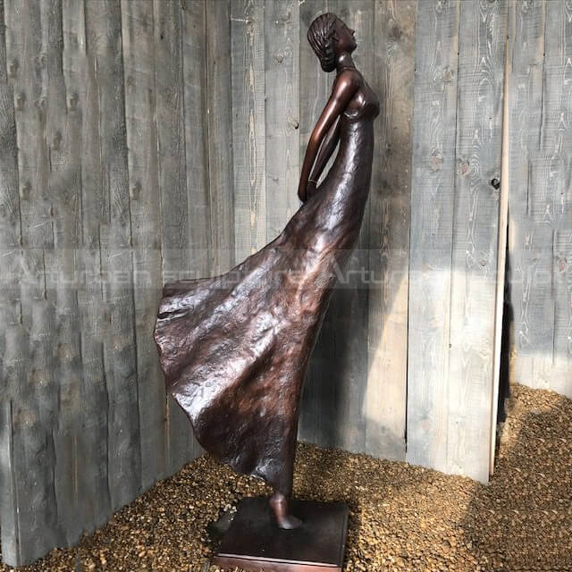 elegant lady statue