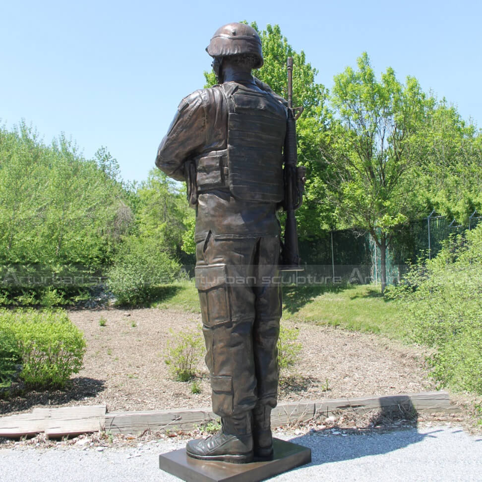 Soldier Garden Statue