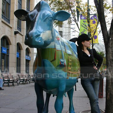 life size fiberglass cows