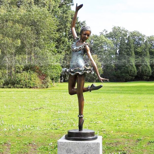 bronze ballerina statue