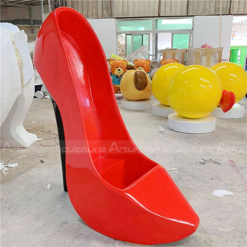 high heel sculpture