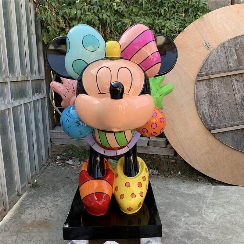 mickey mouse art statue