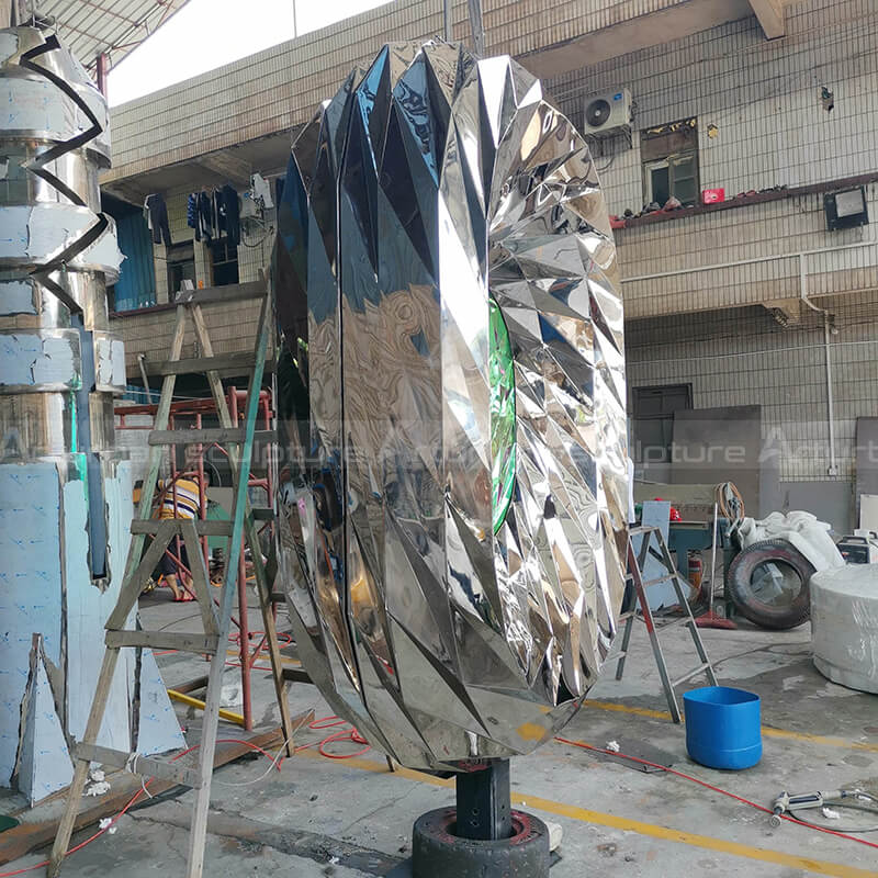 modern abstract metal sculpture