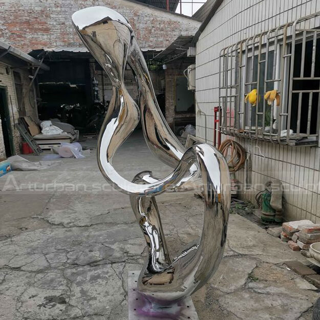 Abstract Stainless Steel Sculpture