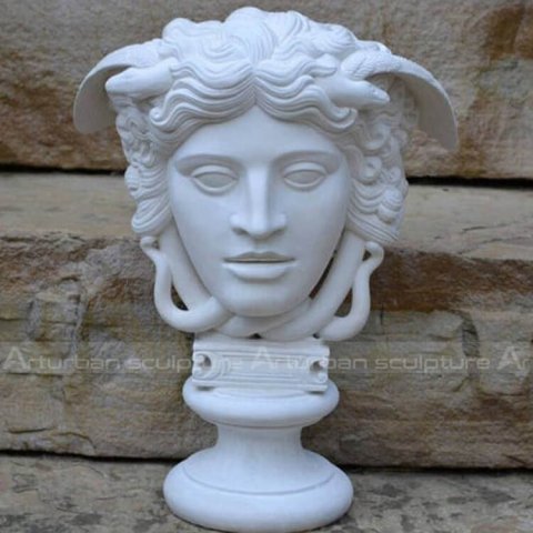 medusa bust sculpture