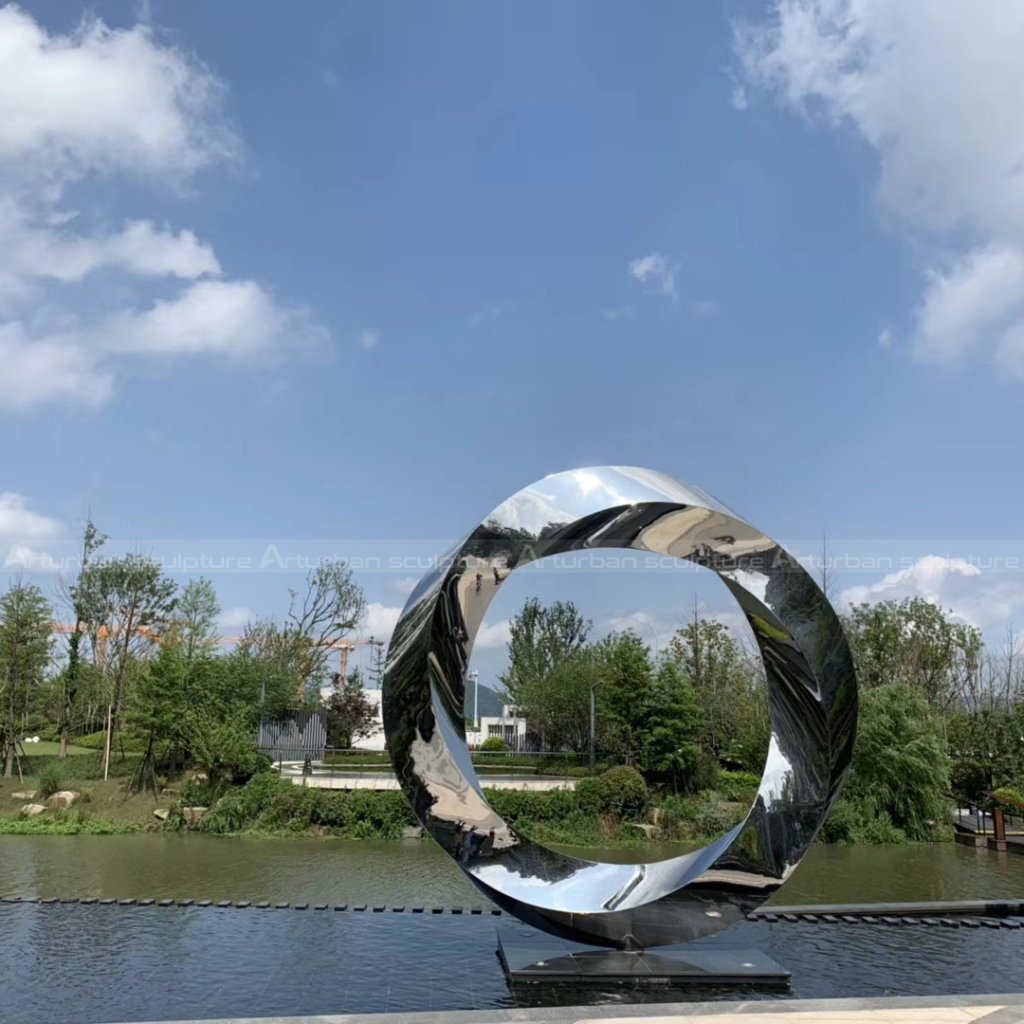 ring sculpture decor